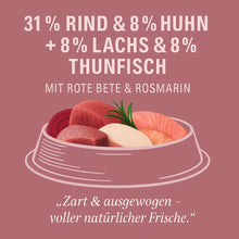 Luger's Daily Pleasures Nassfutter für Katzen mit Lachs und Thunfisch 6 x 185 g
