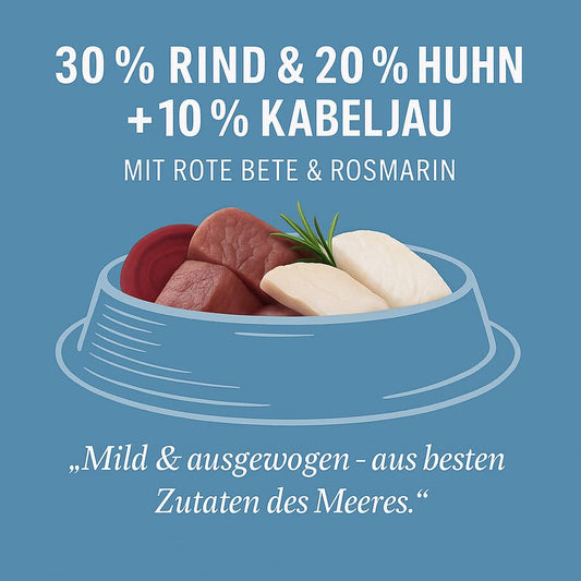 Luger's Daily Pleasures Nassfutter für Katzen mit Weißfisch 6 x 185 g