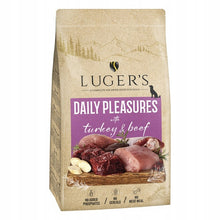 Luger’s Daily Pleasures Trockenfutter für Hunde mit Truthahn und Rind 9 kg