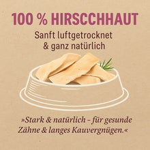 Luger's Natural Treats Hundeleckerli aus Hirschhaut, 100 g