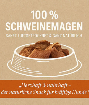 Luger's Natural Treats Hundeleckerli Schweinemagen 100 g