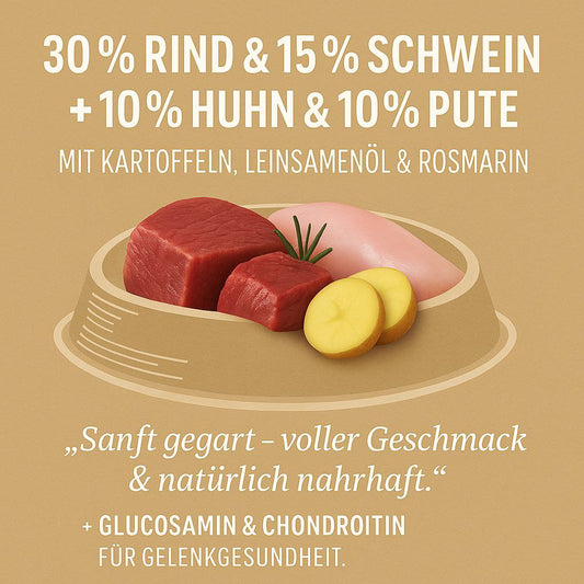 Luger's Silver's Daily Bites mit Huhn, Truthahn und Kartoffeln 800 g