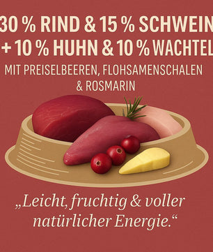 Luger's Little's Moments mit Wachteln und Cranberries 400 g