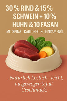 Luger's Daily Pleasures mit Fasan, Spinat und Kartoffeln 400 g
