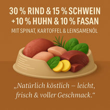 Luger's Daily Pleasures mit Fasan, Spinat und Kartoffeln 800 g