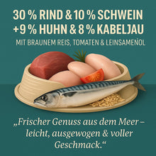 Luger's Daily Pleasures mit Kabeljau, Makrele, Tomate und Naturreis 400 g