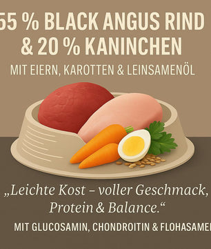 WESTHO Nassfutter Light (75 % Rind & Kaninchen) 6 x 800g