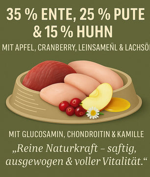 WESTHO Nassfutter Westfalen (75 % Ente, Pute & Huhn) 6 x 400g