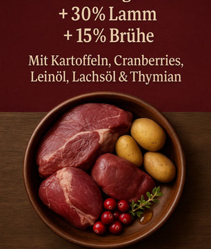 WESTHO Nassfutter Allgäu (75 % Rind & Lamm) 6 x 800g