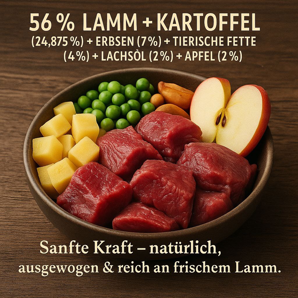 WESTHO Pure Line Trockenfutter Lamm & Kartoffel (56 % Lamm) 12 kg