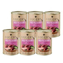 Luger's Daily Pleasures mit Truthahn, Brokkoli und braunem Reis 400 g