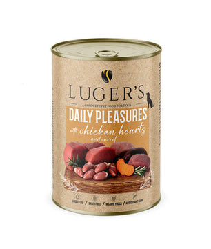 Luger's Daily Pleasures mit Hühnerherzen und Karotten 400 g