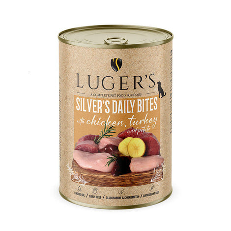 Luger's Silver's Daily Bites mit Huhn, Truthahn und Kartoffeln 400 g
