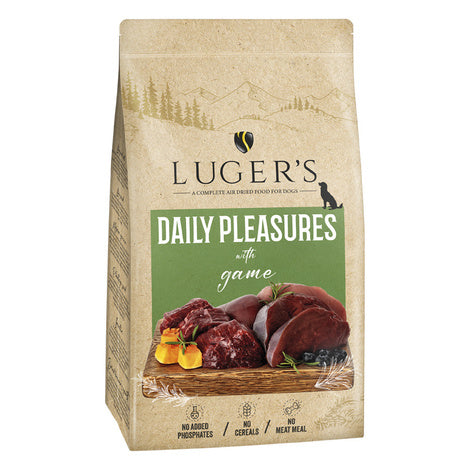 Luger’s Daily Pleasures Trockenfutter für Hunde mit Wild 9 kg